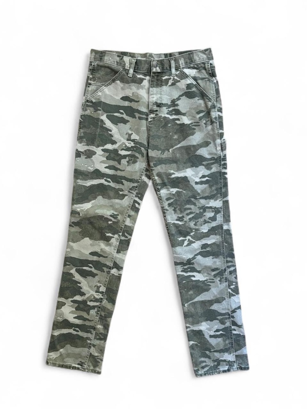 old navy camo denim utility pants